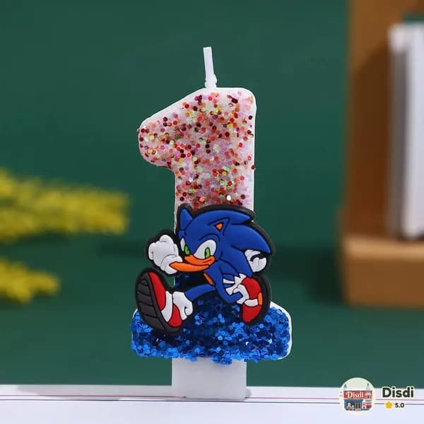 Свечи для торта цифра 0 "Без отдушки", 7.5 см х 4 см, 1 шт