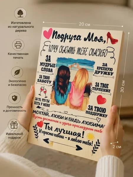 Подарок подруге на день рождения