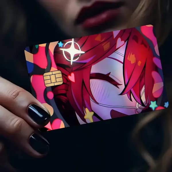 Kasane Teto Касанэ Тэто Наклейка для банковской карты
