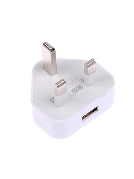 Британская 3-контактная вилка с двойным USB-адаптером, Настенное зарядное устройство, 1 Порт, 2 порта, Быстрая зарядка для телефона, планшета, Отеля, Путешествия