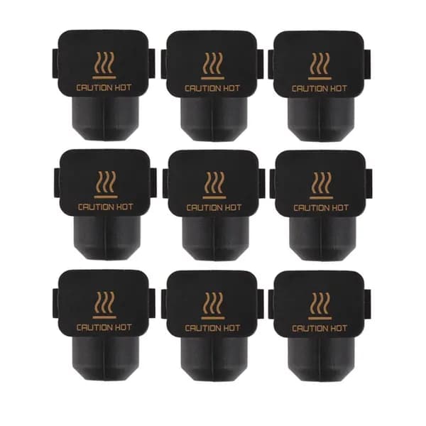 Силиконовые носки для сопла Bambu Lab A1 Mini обеспечивают термоизоляцию и защиту нагревающей головки, комплект 9 шт.