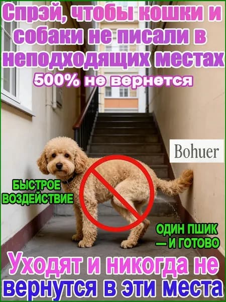 Отпугивающий спрей Антигрызин от кошек и собак: чтобы не гадили и не портили вещи. Эффективная защита дома от меток и царапания.