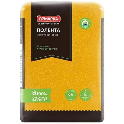 Ярмарка Полента кукурузная манка, 600 г