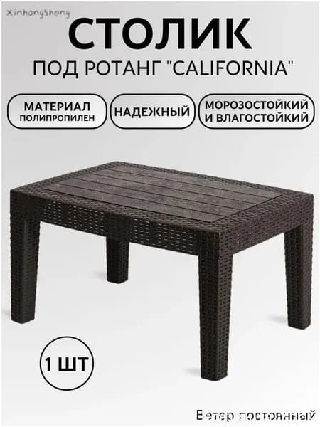 Садовый стол,Пластик 50х70х38 см