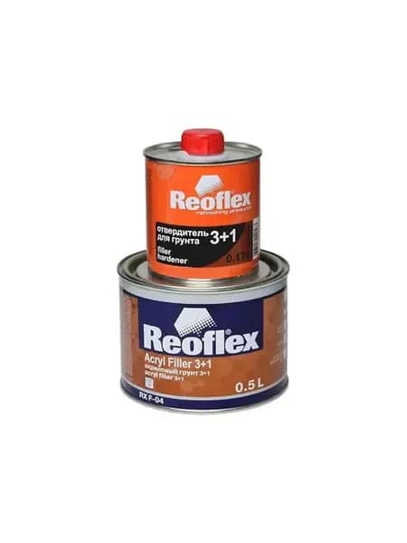 Грунт акриловый RX F-04 3+1 черный 0,5 + 0,17 л