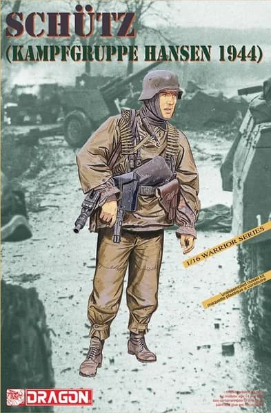 DRAGON 1623 1/16 SCH TZ (KAMPFGRUPPE HANSEN 1944) Пластиковые модели солдат