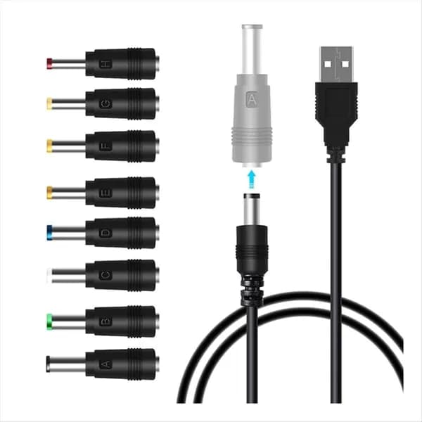 Универсальный Комплект Кабелей Питания USB-DC