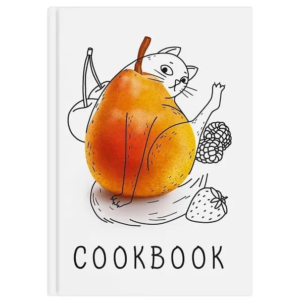 Книга для записи кулинарных рецептов А5 96л "Сладкий котик"