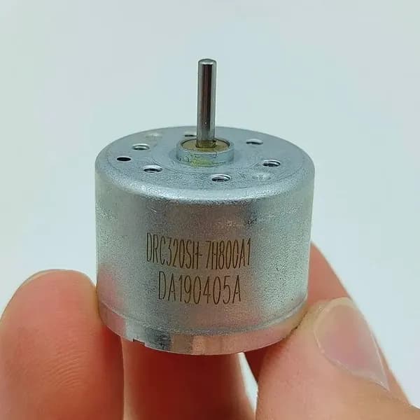 RC320SH RF-320CH Миниатюрный 24 мм DC 6В 12В 15В 18В 24В 9500 об/мин Миниатюрный бесшумный круглый шпиндельный двигатель