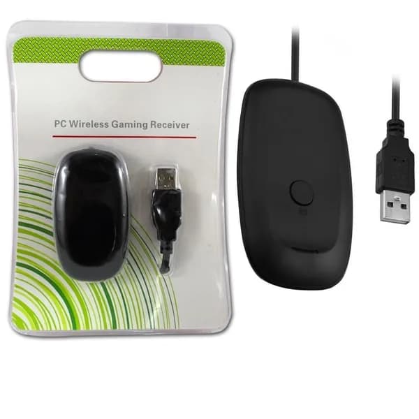 Беспроводной Wi-Fi Адаптер / Ресивер для подключения геймпада xbox 360 к Компьютеру PC wireless gaming receiver USB-приемник 2.0