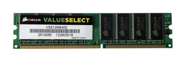 Corsair Оперативная память DDR, 400 МГц, 1 x (VS512MB400)
