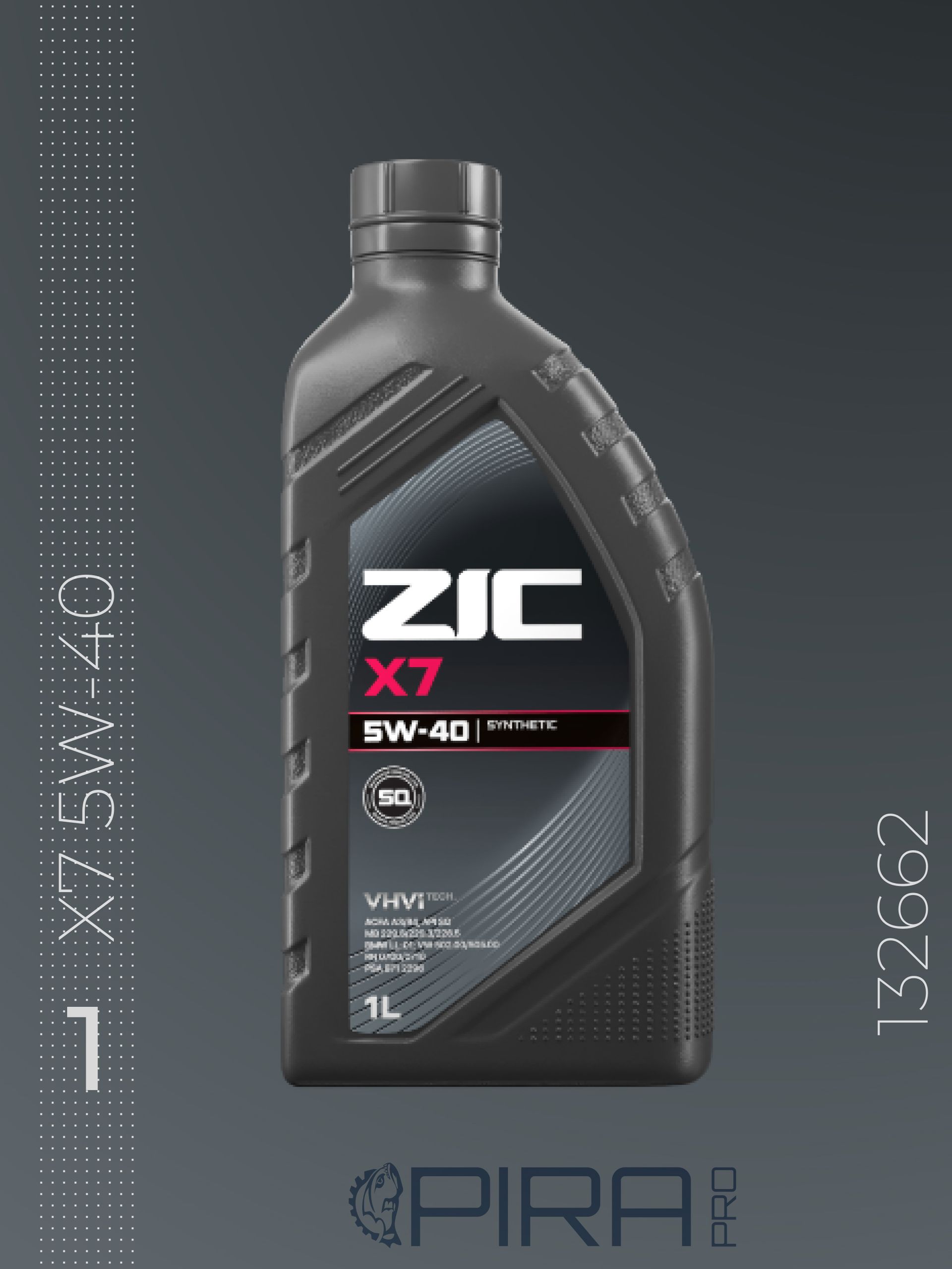 ZIC ZIC X7 5W-40 Масло моторное, Синтетическое, 1 л