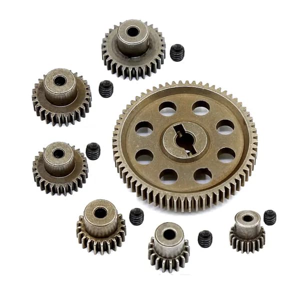 11184 Metal Main Gear 64T моторные шестерни совместим с 1/10 RC Car Amax Exceed 94111 Запчасти