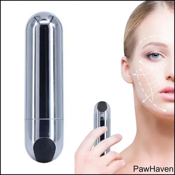 PawHaven Мини-массажер для глаз с 10 режимами - Водонепроницаемый, USB-зарядка, портативный вибрационный карандаш для массажа глаз и тела