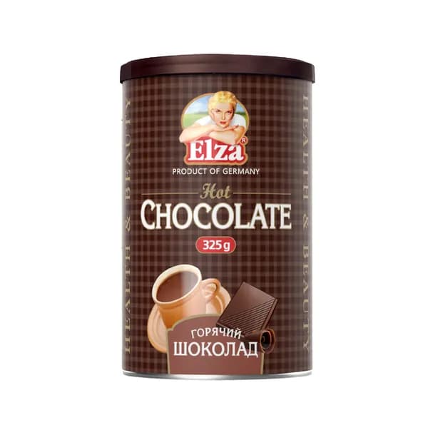 Горячий шоколад, ELZA, 325 г, Германия
