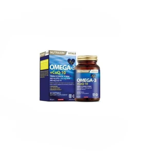 Nutraxin Омега-3 CoQ-10 60 капсул
