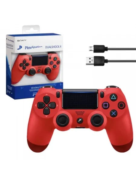 Джойстик (геймпад) беспроводной для PS4 DualShock 4 в коробке с USB-проводом