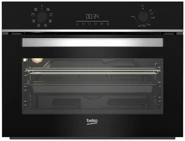 Духовой шкаф Электрический Beko BBCM13300X, черный/серебристый