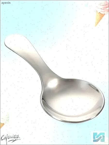 Ложка для мороженого, 9 см, 1 предм.