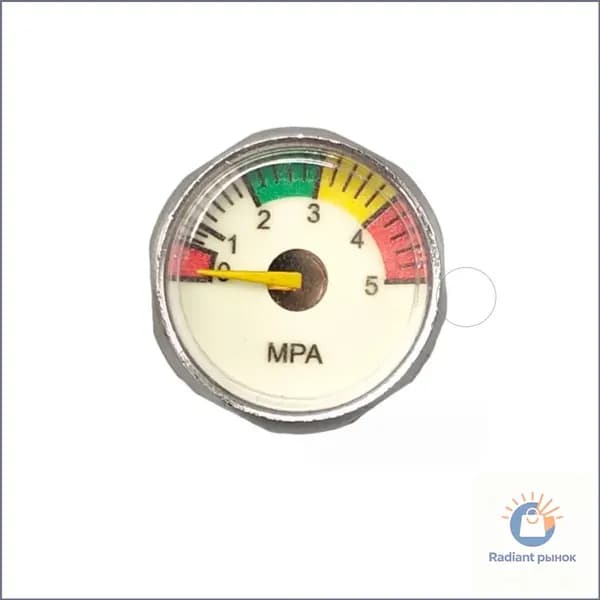 2 шт. 5 МПа резьба M10 * 1 Манометры для высоконапорных насосов PCP-пейнтбола 1-дюймовый мини-манометр для воздуха и дайвинга