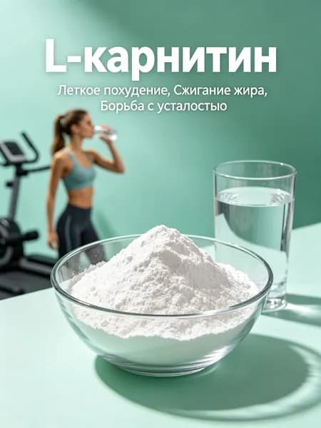 100 г/L-карнитин / легкое похудение, сжигание жира и борьба с усталостью/ поддержка метаболизма и формы тела