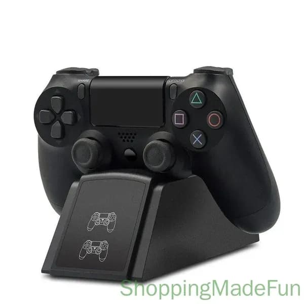 Зарядное устройство контроллера PS4 станция для 2-х геймпадов