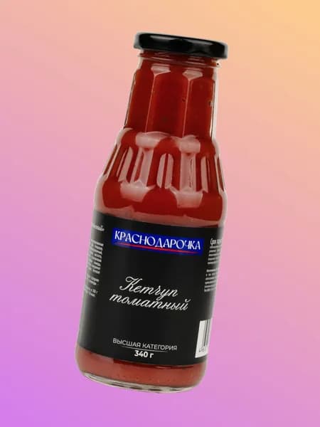 Кетчуп Томатный Premium Краснодарочка 340 г