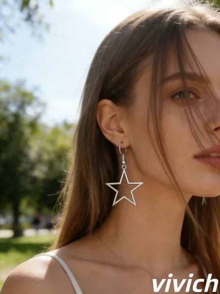 Серьги кольца винтаж