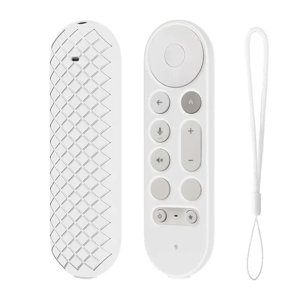 Силиконовый чехол для пульта Google TV Streamer 4K (белый)
