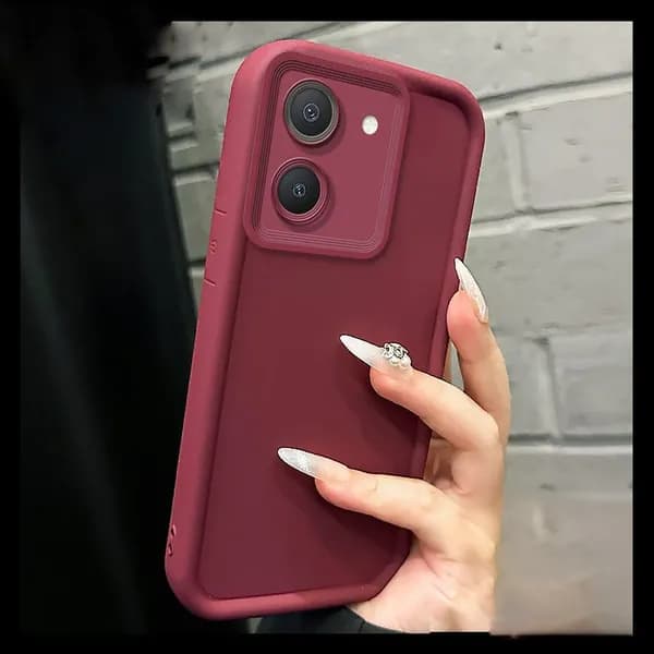 Защитный Чехол Дляr VIVO Y36 vivo Y27 5G мягкого резинового силикона,удобный на ощупь, ударопрочный JT01