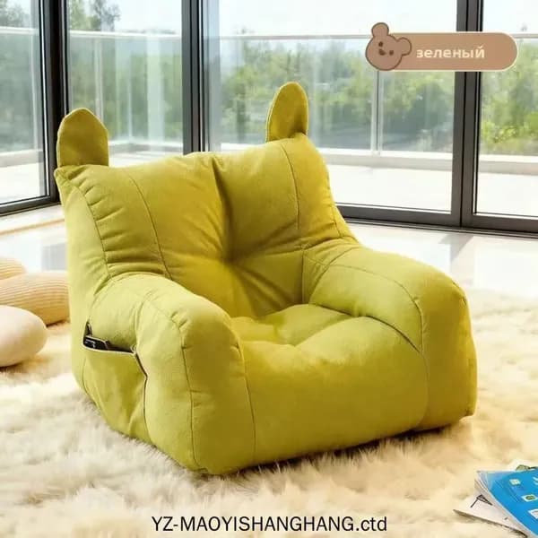 Прямой диван 35х35х35 см,зеленый