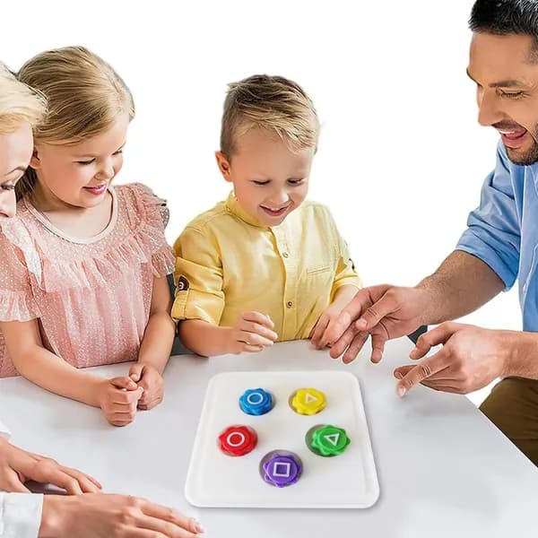 Корейская игра Гонгги с 10 камнями и двумя белыми подставками