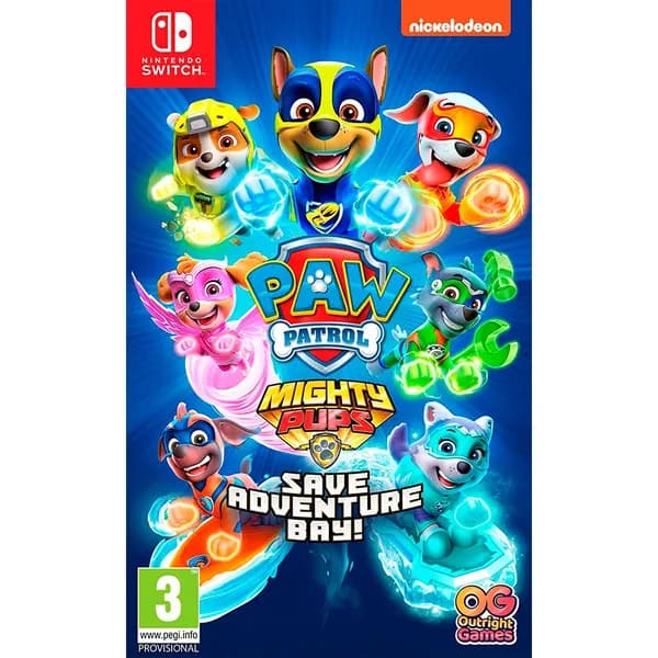 Игра Paw Patrol Mighty Pups-Save Adventure Bay!  (Nintendo Switch, Английская версия)