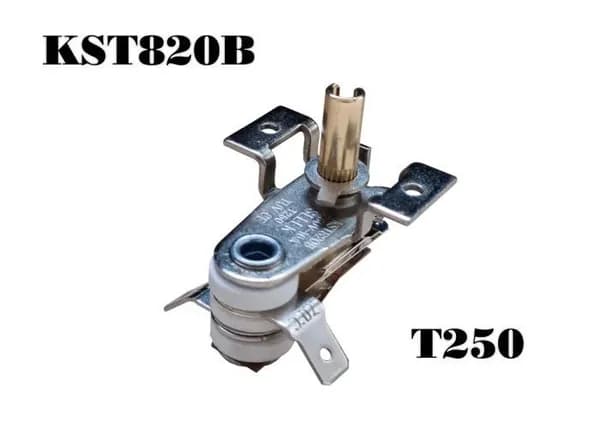 Терморегулятор (термостат ) KST820B T250 для масляного радиатора 16А изогнутые контакты