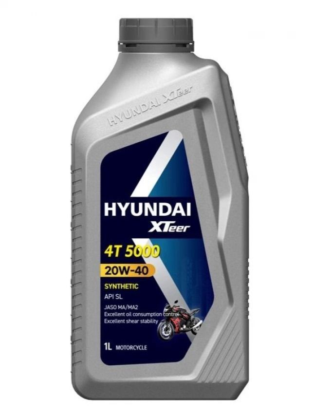 Hyundai XTeer 4T 5000 20W-40 Масло моторное, Синтетическое, 1 л