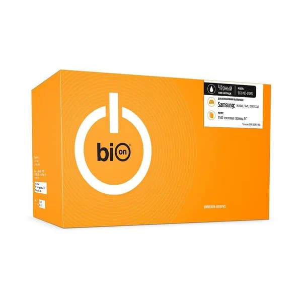 Картридж Bion с чипом BCR-MLT-D108S для Samsung ML-1640/ 1641/ 2240/ 2241, Черный, 1500 страницКартридж Bion BCR-MLT-D108S для Samsung ML-1640/2240, Черный, 1500 страниц