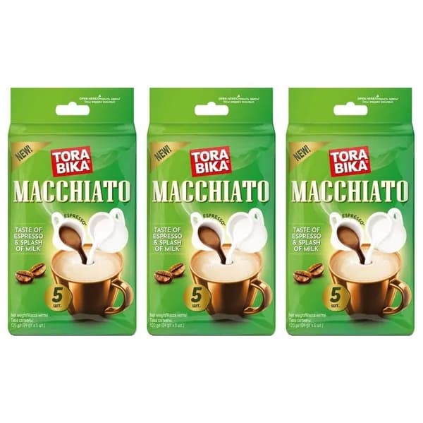Torabika Кофейный напиток 3в1 Macchiato, 5 шт по 24 г, 3 уп.