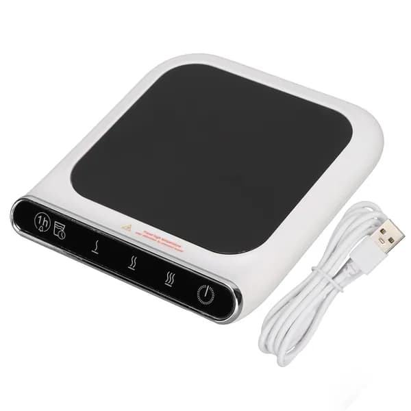 Подогреватель для чашек, 55 C / 131 F, постоянная температура, USB, 3 уровня температуры.