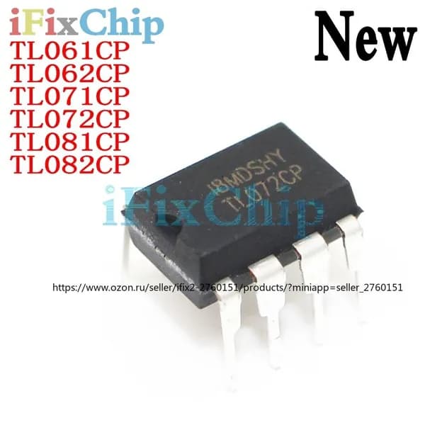 10шт /упак TL082CP DIP