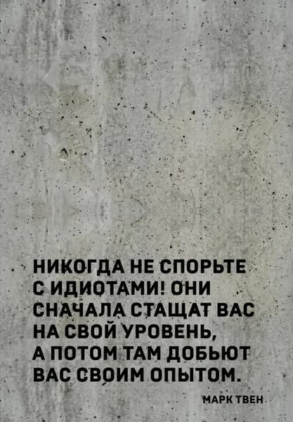 Книга Блокнот. Никогда не спорьте с идиотами! (А5, твердая обложка, 64 л.)