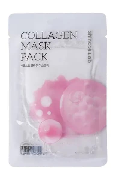 SHINCOS.LAB Маска для лица тканевая с коллагеном, 27 мл