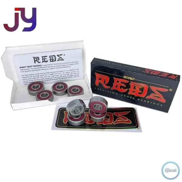 Подшипники для скейтборда, лонгборда, самоката Bones reds
