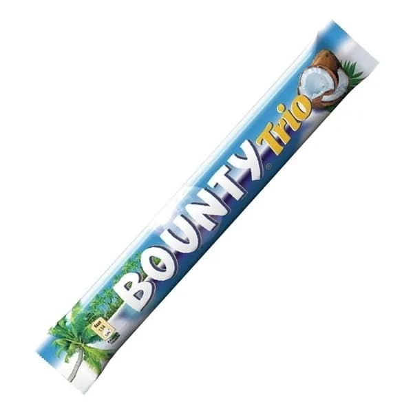 Батончик Bounty Trio шоколадный с нежной мякотью кокоса 82,5 г