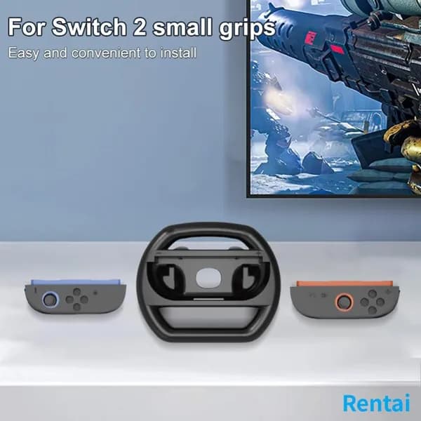 Аксессуар для Nintendo Switch 2: руль с простой установкой