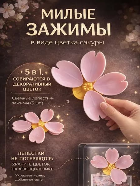 Зажим кухонный, 1 шт
