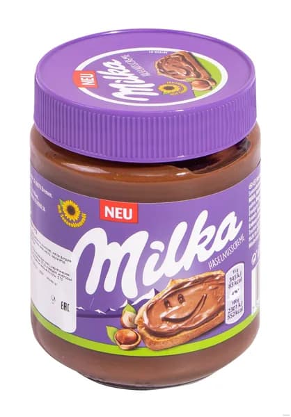 Паста ореховая Milka с добавлением какао, 350 г Румыния