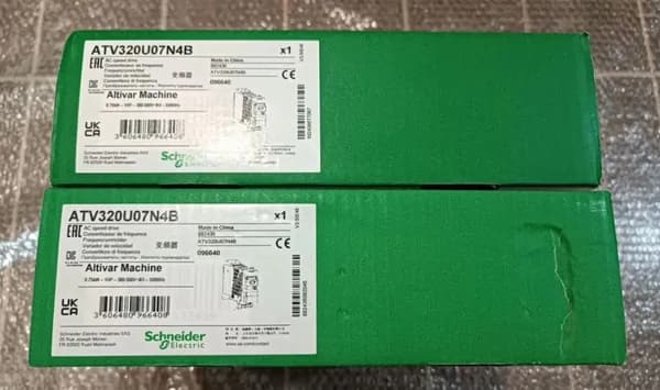 Schneider Electric ATV320U07N4B - Преобразователь частоты, книжное исполнение 0.75 кВт, 500В, 3 фазы