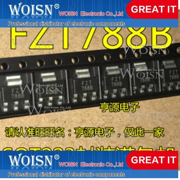 2шт FZT788BTA FZT788B FZT788 SOT-223 Интегральная схема