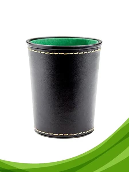 Кубок для костей из ПУ кожи