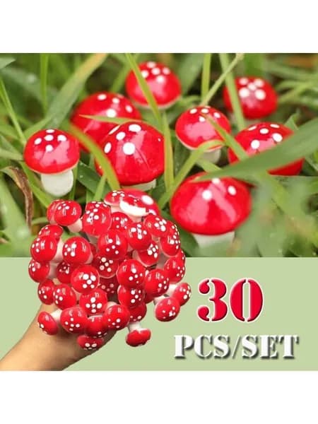30 мини-украшений из грибов